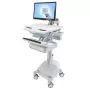 Multimedia cart Ergotron StyleView Aluminium Grey White