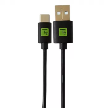 Techly ICOC MUSB20-CMAM20T USB cable USB 2.0 2 m USB A USB C Black