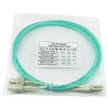 BlueOptics InfiniBand fibre optic cable 5 m 2x LC 2x SC LC/APC