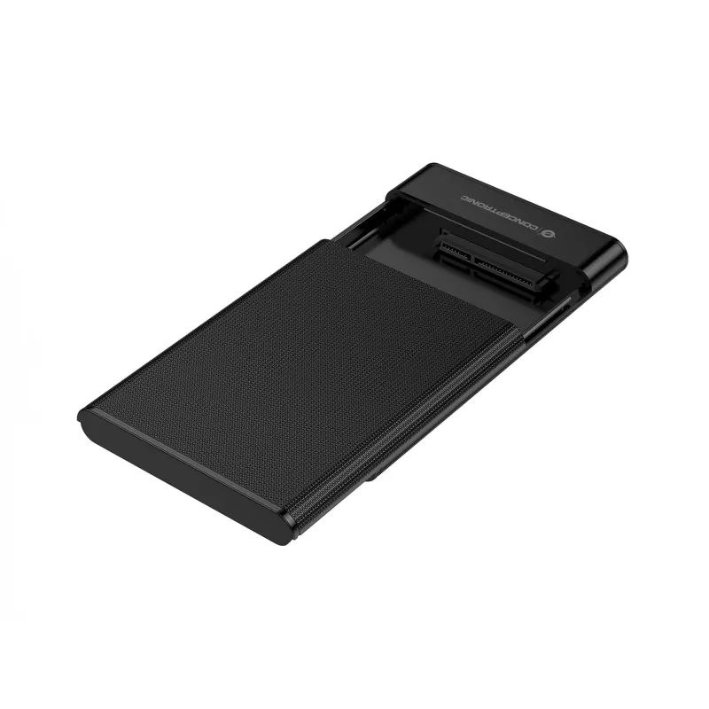 Conceptronic DANTE06B 2.5 inch Hard Drive Box USB 3.0, HDD/SSD enclosure, 2.5 inch, Serial ATA III, 6 Gbit/s, USB connectivity, Black