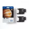 Brother Ink Cartridge Pack: Black x2, Standard Yield, Black, Pigment-based ink, 600 pages, Multi pack