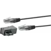 Network Cable Schwaiger TAL6731 533 RJ45 RJ45/TAE-F 3m Black