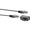 Network Cable Schwaiger TAL6731 533 RJ45 RJ45/TAE-F 3m Black