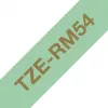 Brother TZE-RM54 label-making tape Gold on mint colour