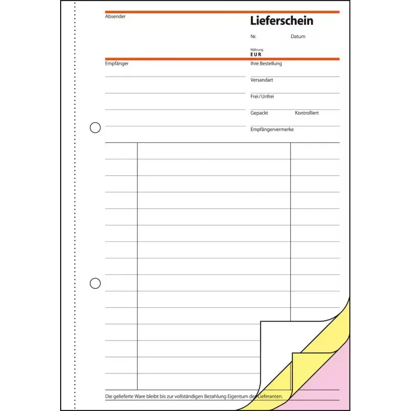 Business form Sigel SD012 Green A5 120 sheets