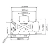 Techly 13-31 inch Wall Bracket for LED LCD TV Tilt” ICA-LCD 109