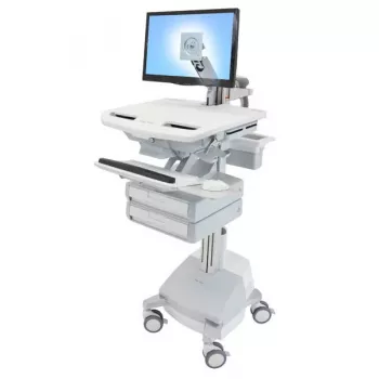 Multimedia cart Ergotron StyleView Aluminium Grey White