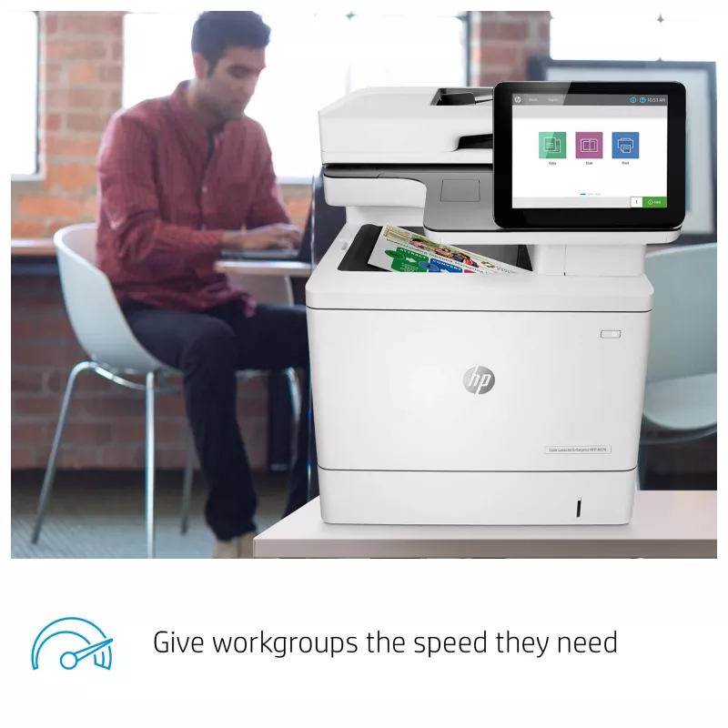 HP Color LaserJet Enterprise MFP M578dn, Laser, Colour printing, 1200 x 1200 DPI, A4, Direct printing, White