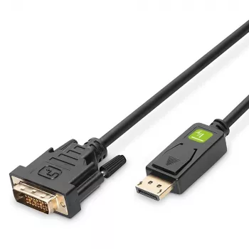 Techly Monitor DisplayPort to DVI Cable 2 m ICOC DSP-C-020, 2 m, DVI-D, DisplayPort, Male, Male, 1920 x 1080 (HD 1080)