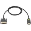 Techly Monitor DisplayPort to DVI Cable 2 m ICOC DSP-C-020, 2 m, DVI-D, DisplayPort, Male, Male, 1920 x 1080 (HD 1080)