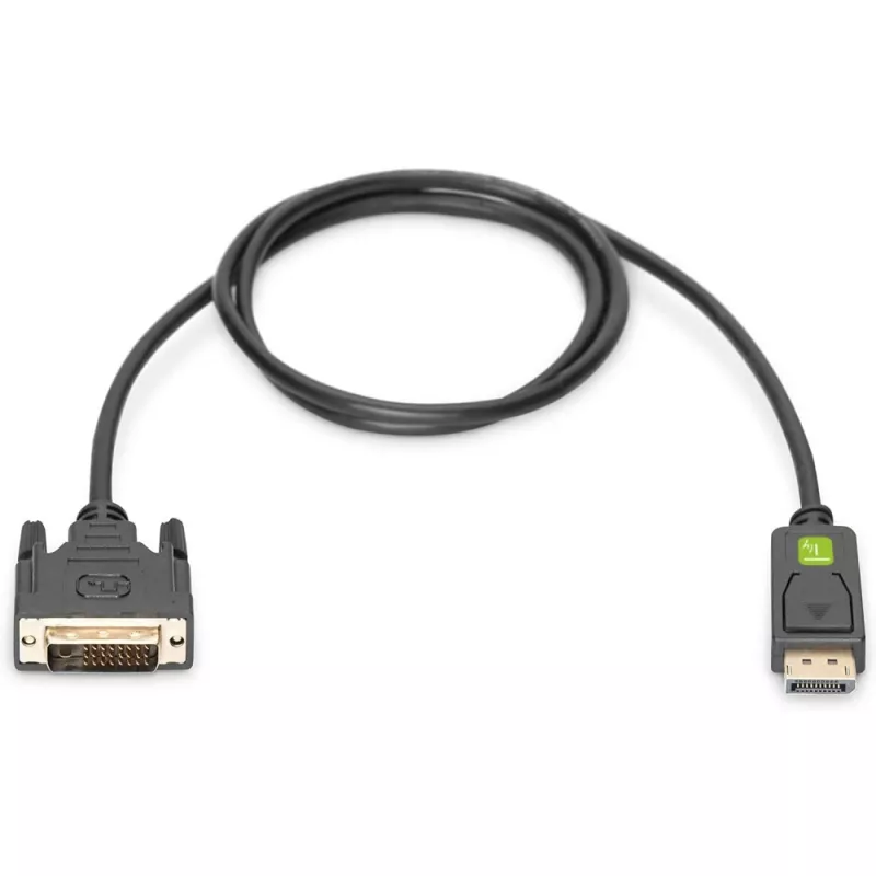 Techly Monitor DisplayPort to DVI Cable 2 m ICOC DSP-C-020, 2 m, DVI-D, DisplayPort, Male, Male, 1920 x 1080 (HD 1080)