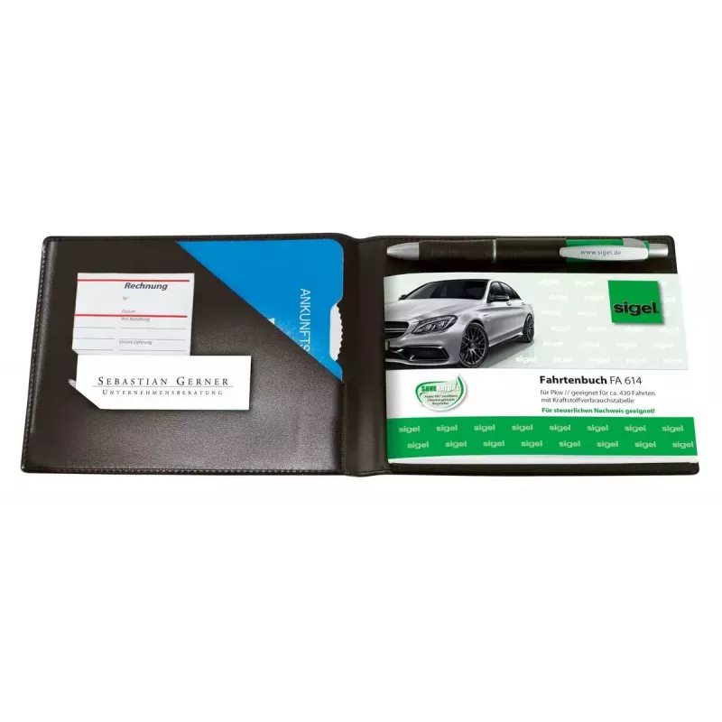 Personal Organizer Sigel EF610 Leatherette Plastic Black