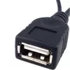 Techly USB 2.0 Cable OTG A F Micro USB M with USB 30cm Black ICOC MUSB-MC2