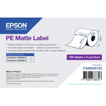 Epson C33S045732 printer label Self-adhesive printer label