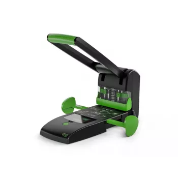 Hole Punch Novus B 2200 re+new 200 sheets Black Green