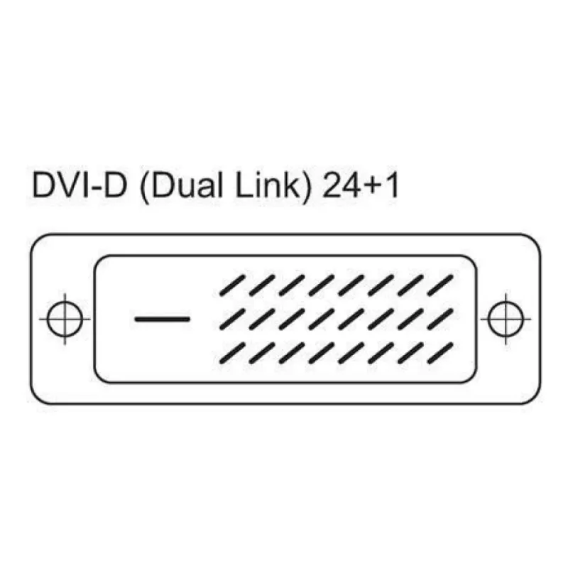 Techly Dual Link DVI digital (DVI-D) with ferrite 10 m ICOC DVI-811CF