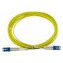 Fibre optic patch cable BlueOptics SFP3131BU3MK 3 m OS2 LC–LC yellow, 9 µm, full duplex