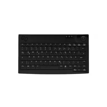 Active Key AK-440 Keyboard Office USB QWERTZ French Black Mechanical Tenkeyless