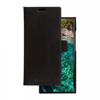 Folio phone case dbramante1928 Lynge for Samsung Galaxy S23 Ultra — black, 3 card pockets, fits 6.8 inch