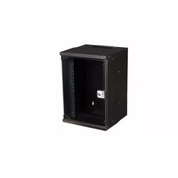 Equip Eco Mount 10' Cabinet, 09U, 300X300MM, RAL9005 Black