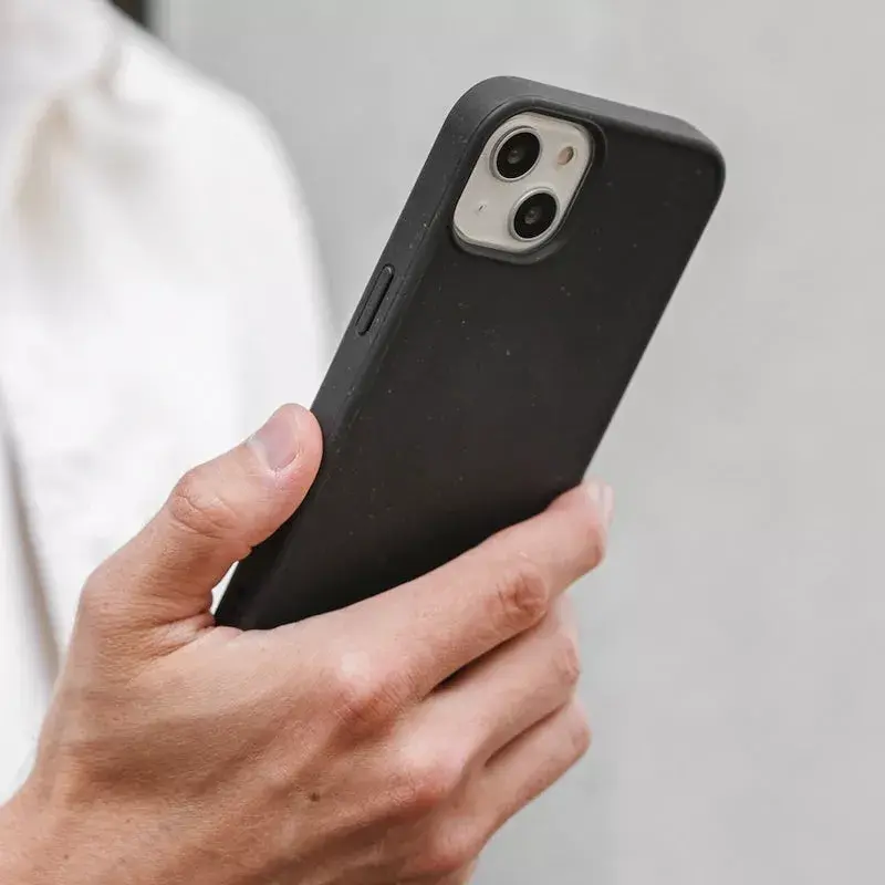 Woodcessories Bio Case mobile phone case Cover Black iPhone 14 Plus 17 cm