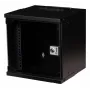 Wall-mounted rack cabinet EQUIP EWM-06-3030-B 6U, 312 mm wide, 300–330 mm depth, black