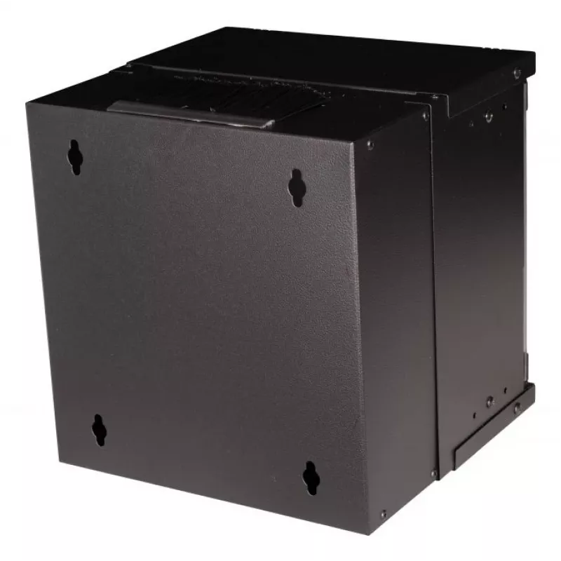 Wall-mounted rack cabinet EQUIP EWM-06-3030-B 6U, 312 mm wide, 300–330 mm depth, black