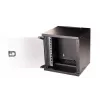 Wall-mounted rack cabinet EQUIP EWM-06-3030-B 6U, 312 mm wide, 300–330 mm depth, black