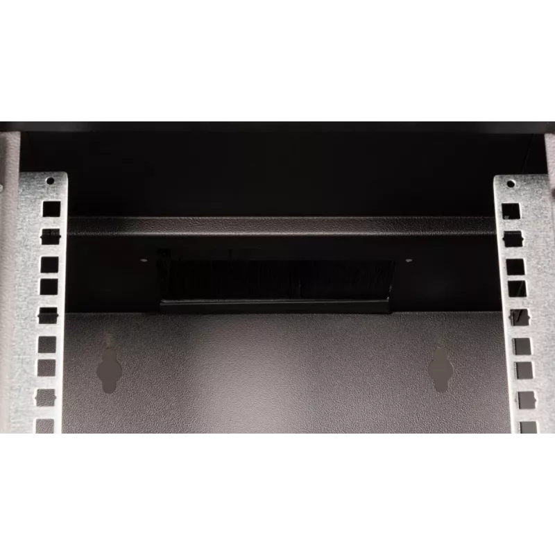 Wall-mounted rack cabinet EQUIP EWM-06-3030-B 6U, 312 mm wide, 300–330 mm depth, black