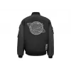 Bomber Jacket ASUS ROG Cosmic Bomber Male Regular Fit Long Sleeve Black Grey