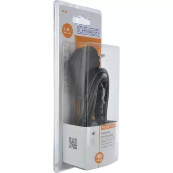 Schuko/C13 M/F Power Cable 1.8m Schwaiger CK80531