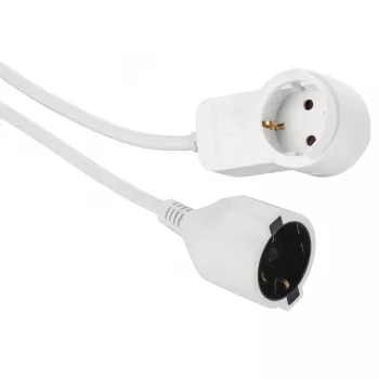 Hama Powerplug power extension 3 m 2 AC outlet(s) Indoor White