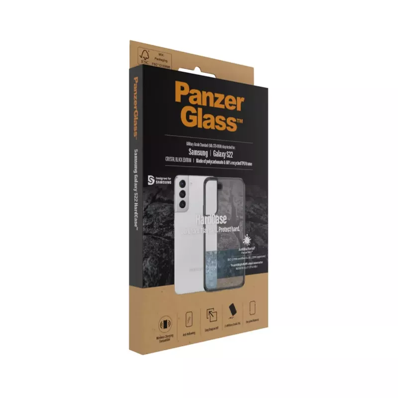 HardCase Cover PanzerGlass for Samsung Galaxy S22 Transparent