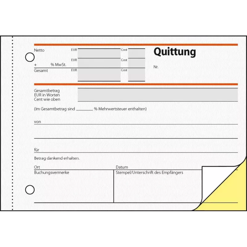Business Form Sigel SD021 Green A6 Q