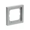 Wall plate cover Busch-Jaeger 1721-183K Silver — thermoplastic, screwless, 80×80 mm, 11 mm