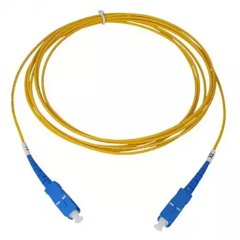 Fibre optic cable BlueOptics SFP2222BU1MK SC SC OS2 1 m Yellow