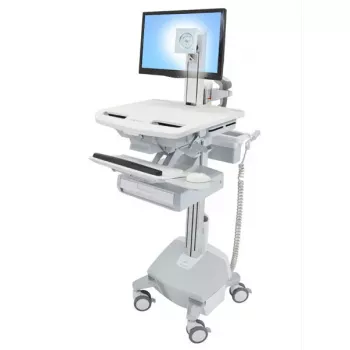 Multimedia cart Ergotron StyleView Aluminium Grey White