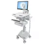 Multimedia cart Ergotron StyleView Aluminium Grey White