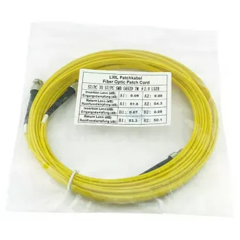Fibre optic cable BlueOptics SFP3333BU1MK 1 m ST G.657.A1