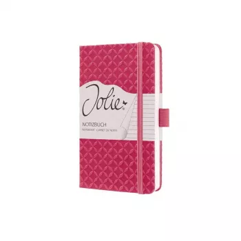 Writing Notebook Sigel JN104 A6 174 Sheets Pink Lined Hardcover