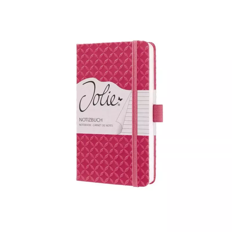 Writing Notebook Sigel JN104 A6 174 Sheets Pink Lined Hardcover