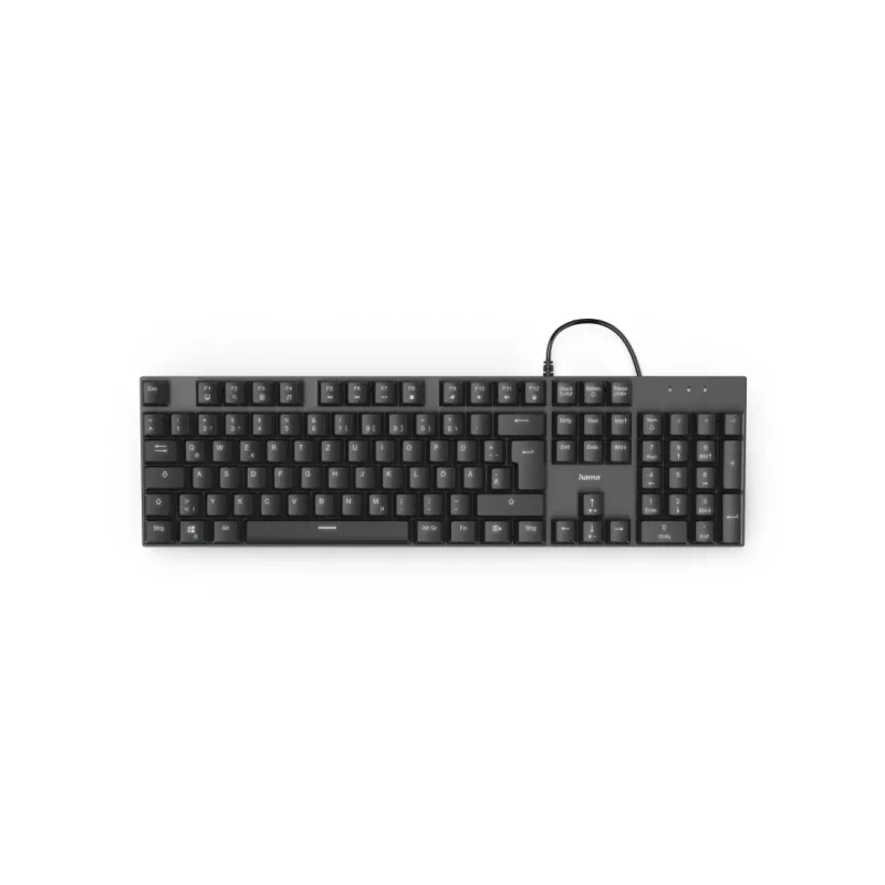 Hama MKC-650 keyboard Office USB QWERTZ German Anthracite, Black