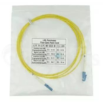 BlueOptics SFP2121BU1MK InfiniBand fibre optic cable 1 m LC Yellow