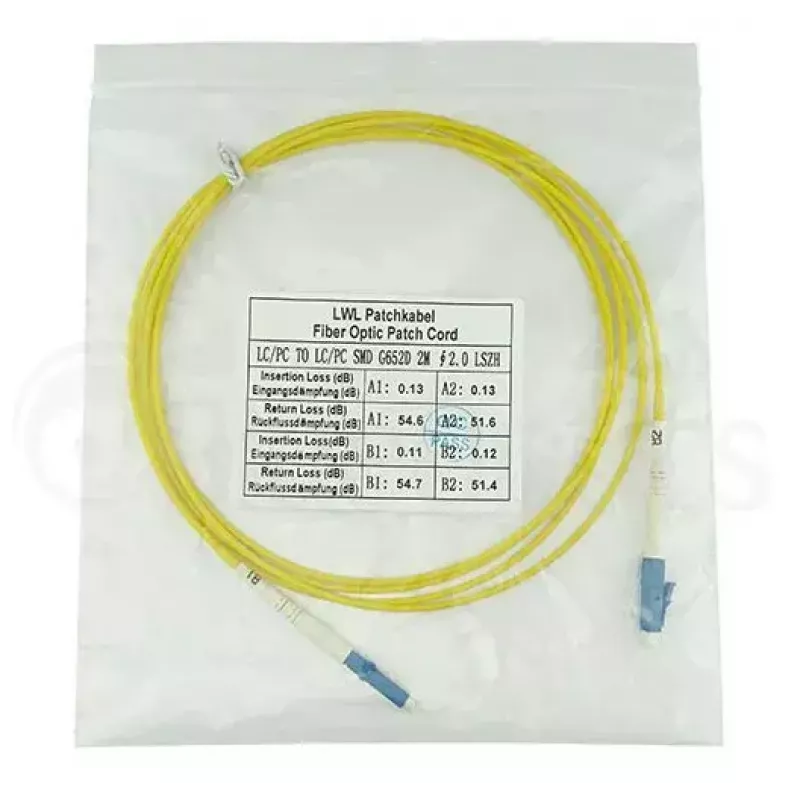 BlueOptics SFP2121BU1MK InfiniBand fibre optic cable 1 m LC Yellow