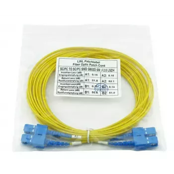 BlueOptics SFP3232BU3MK InfiniBand Fibre Optic Cable 3 m SC Yellow