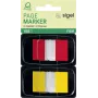 Bookmark Sigel HN496 Flexible Red Yellow 100 pcs