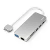 Hama 00200133 laptop dock/port replicator USB 3.2 Gen 1 (3.1 Gen 1) Type-C Silver, White