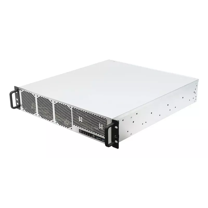 Server barebone ASRock 2U1G-B650 rack 2U, AMD B650 chipset, LGA 1718, 2×2.5 inch bays, 1000W PSU, DDR5, Aspeed AST2600, 5×USB-A, Gigabit Ethernet
