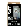 Screen protector PanzerGlass SAFE. by for iPhone 17 Pro — Ultra-wide PET film with black frame, dry application, scratch and shock resistant