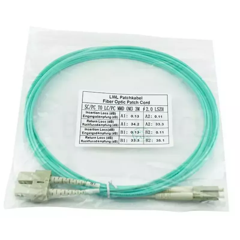BlueOptics SFP3132EU2MK InfiniBand fibre optic cable 2 m SC Aqua